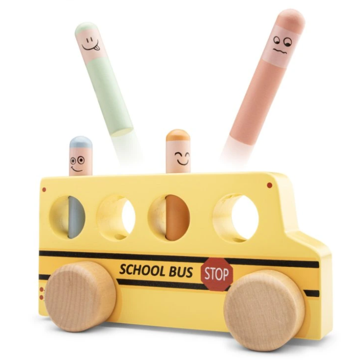 woet - Pop-up - vyskakovací kolíčky - školní autobus